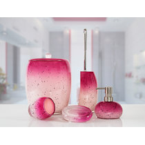 fuschia pink bathroom accessories